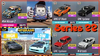 All 13 NEW Cars Coming During Series 22 'Upgrade Heroes' in Forza Horizon 5! Donut Media Part 2!