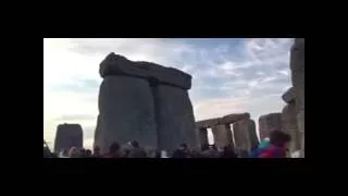 Video shows crowds gathering at Stonehenge Summer Solstice 2016