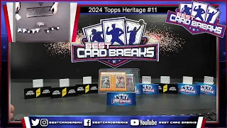 2024 Topps Heritage #11 - 10 Box MINI Case Pick Your Team- 5/2/24