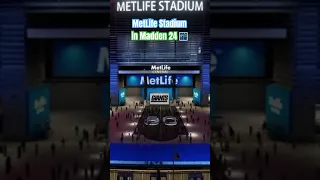 MetLife Stadium in Madden 24 #madden24 #newyorkjets #newyorkgiants  #shorts #footballstadiums