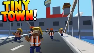 Tiny Town - BRICK RIGS COMES TO TINY TOWN! - Tiny Town VR Gameplay - TOY TRAIN CRASHES! - HTC VIVE