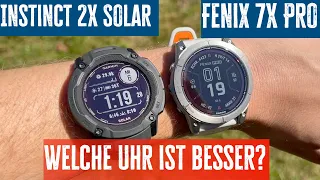 Garmin Fenix 7X Pro vs. Instinct 2X: Doppelt so teuer = Doppelt so gut?