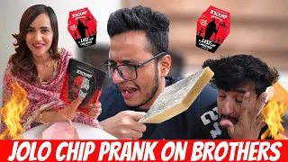 JOLO CHIP PRANK on BROTHERS on Rakhi🤮😳  They CRIED