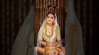 Actress Sudipta Banerjee bridal look.