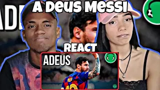 REACT | FIM DE UMA ERA:MESSI DÁ ADEUS AO BARCELONA |Paródia Notificação Preferida-Zé NetoeCristiano