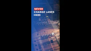 NEVER Change Lanes in an Intersection