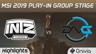 INTZ vs DFM Highlights MSI 2019 Play in Group Stage INTZ E sports vs Detonation Focus Me by Onivia