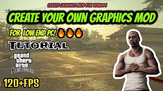 How To Create Custom Graphics Mod For Gta Sanandreas😍 || Gta Sa ENB Maker || Create Your Own ENB 🔥🔥🔥