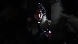 Lord Commander Mormont Honor John Snow with his family sword