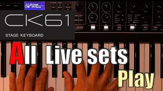 【YAMAHA CK61】全ライブセット演奏 / All Live Sets Play !!