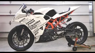 KTM RC390 crash repair in 5 mins