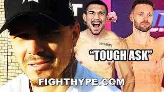 GEORGE KAMBOSOS JR. GIVES TEOFIMO LOPEZ TERRIBLE NEWS; WARNS "TOUGH ASK" VS. JOSH TAYLOR