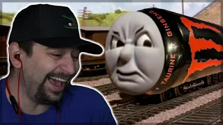 NOT A RED MONSTER! 😂 - YTP - Boats and Trains REACTION!