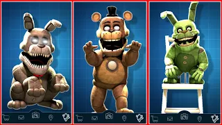 FNAF Fazbear Frights Animatronics - FNAF AR Workshop Animations