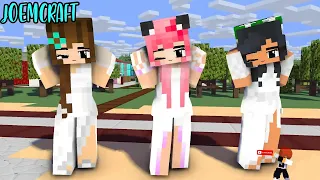 APHMAU AND KC DANCE CREW W/ WEDDING DRESS | OYAHO DANCE | SUPERIDOL DANCE - Minecraft Animation