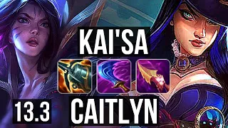 KAI'SA & Ashe vs CAITLYN & Miss Fortune (ADC) | 9/1/8, 1.8M mastery, 600+ games | EUW Master | 13.3