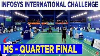 SATHISH KUMAR VS BALRAJ KAJLA : INFOSYS INTERNATIONAL CHALLENGE 2022 (MS  QUARTER FINAL)