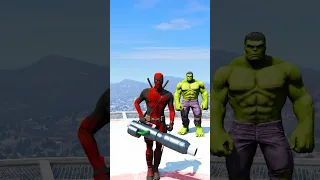 GTA V : Superhero vs Ambonition match, who is the Powerful 😮| #shorts