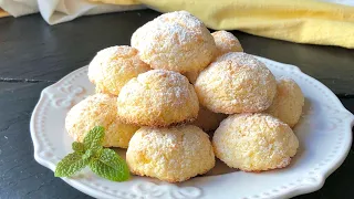 Galletas blanditas con 3 ingredientes (SIN HARINA y en solo 10 minutos)