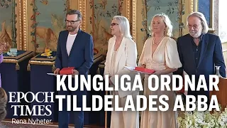 Kungliga ordnar tilldelas ABBA