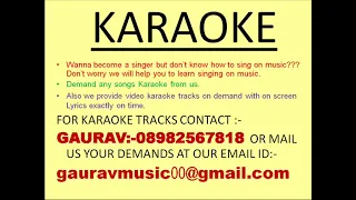 Raat Shabnami Bheegi  Karaoke Janam Samjha Karo 1999 Asha Bhosle Full Karaoke Track By Gaurav