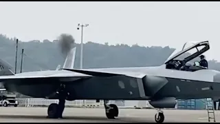 J-20 China's latest Fighter Jet Brakes down in Airshow!