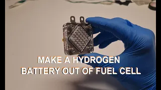 Diy Hydrogen metal battery from a Fuel cell