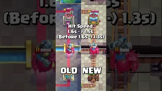 17% DAMAGE NERF TO MINER?! FINAL CLASH ROYALE BALANCE CHANGES APRIL 2023 #clashroyale #shorts