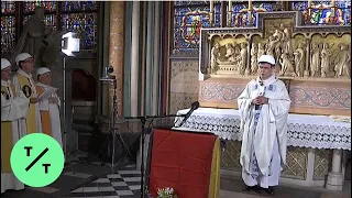 Notre Dame Cathedral Holds First Mass Since Devastating Fire