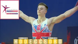 Whitehouse Luke - Floor Exercise (final) D score (European Championships 2023)