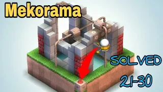 Mekorama # 21-30 Levels Solutions