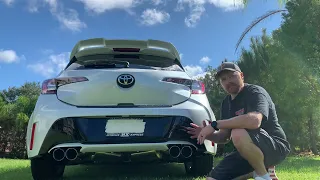 Corolla hatchback Remark exhaust!