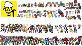 Different Transformers cartoon series TFP Beast Hunters Cyberverse Robots in Disguise Animated 變形金剛