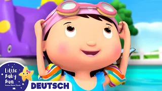 Das Schwimmlied | Kinderlieder und Cartoons | Little Baby Bum | Moonbug Kids Deutsch