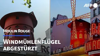 Windmühlenflügel am Pariser Wahrzeichen Moulin Rouge abgestürzt | AFP