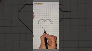 How to draw 3d heart - 3d drawing - 3d illusion #shorts #shortvideo #youtubeshorts #heartdrawing