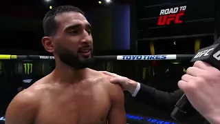 Anshul Jubli Octagon Interview - UFC Vegas 68. #ufc #ufcfightnight #ufc3 #ufcnews #ufcnews #hd