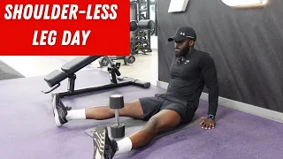 Day 90 Vlog | The Shoulder-Less Leg Day