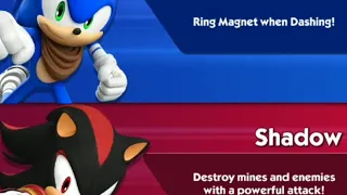 Shadow, Sonic and Sticks gameplay_Sonic Boom/Sonic dash 2