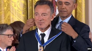 Bruce Springsteen Receives Medal of Freedom