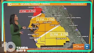 Tampa Bay forecast: Severe storms, possible tornadoes threaten region (6 a.m. Tuesday update)