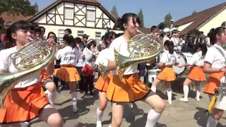京都橘高等学校 吹奏楽部 (ホルン horn) 音楽の丘 ブルーメンパレード！ 201500426  14:00～
