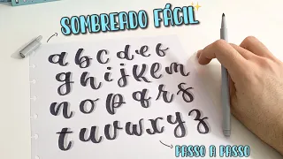 SOMBREADO NO LETTERING | curso gratuito de lettering ✨