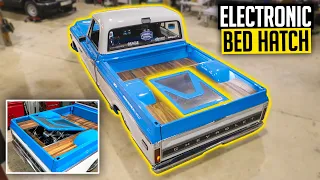'72 C10 Electric Hatch Build for Raised Bed Floor - Supercharged LS Swap Chevy Truck Ep. 19