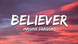 Imagine Dragons - Believer Lyrics 1 Hour 🎶|| Believer Song 1 Hour 🎧 Remix Nightcore Lyrical Video🔥||