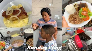 SUNDAY ROUTINE VLOG 😍lunch & cleaning 🥰 life of a Nigeria🇳🇬 mom living in Brazil🇧🇷