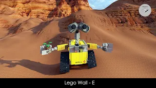 Lego ICONS Wall - E 21303 done in Studio 2.0 | Speed Build