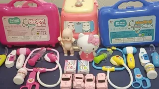 Hello Kitty Toys||16:37 Minutes Satisfying with Unboxing Cute Pink Ambulance Car Doctor Playset ASMR