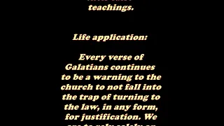 Daily Bible Verse Commentary  -  Galatians 4:29