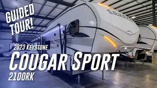 2023 Keystone Cougar Sport 2100RK Guided Tour | Lightweight Fifth Wheel with Rear Kitchen!